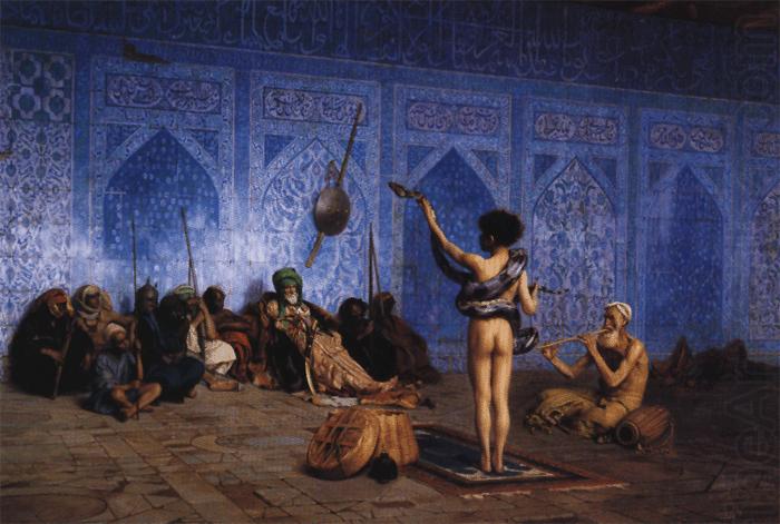 Jean - Leon Gerome The Snake Charmer oil painting picture